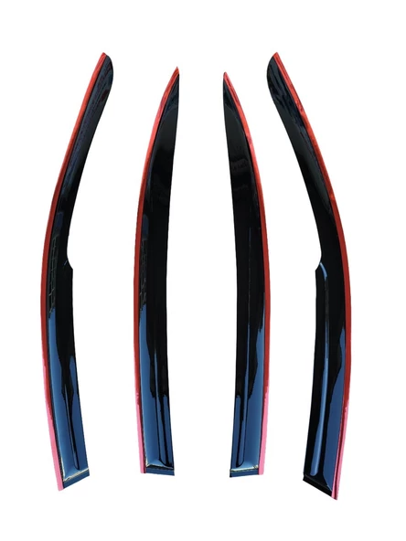 Nissan Primera Düz Kırmızı Kromlu Cam Rüzgarlığı 1995-2002 Arası - Resim 4