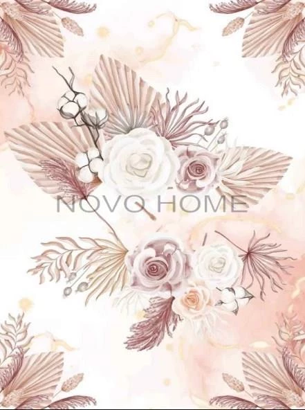 Novo Home Özel Ölçü Halı Yakut Koleksiyonu NVH1670 Pudra Pudra 120 x 180 cm