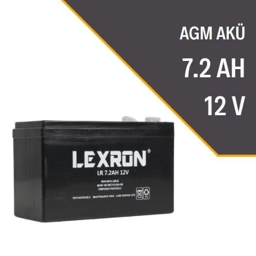 7.2AH-12V KURU TİP AKÜ - 6