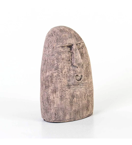 Euro Flora Dekoratif Mask Biblo Ahşap 15x8,5x22 Cm - 3