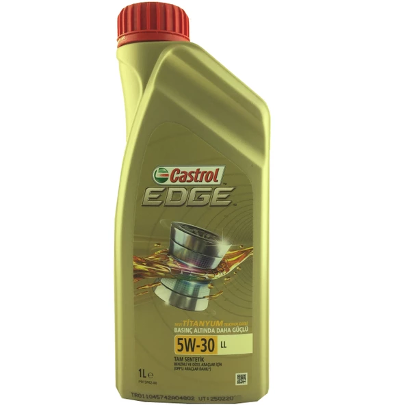 Castrol Edge Titanyum 5W-30 LL Tam Sentetik DPF'li Motor Yağı 1 L + Cam Sabunu 80 ML