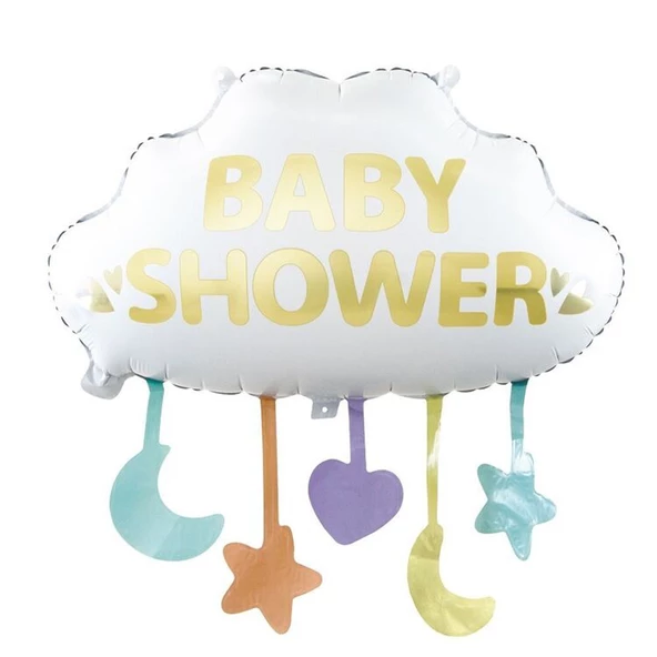 Baby shower Bulut Folyo Balon 65x62 cm - 1