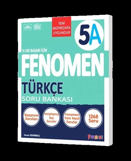 FENOMEN YAYINLARI 5 Türkçe A Soru Bankası