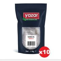 Yazar Baharat Vanilya 1 Kg x 10 Paket