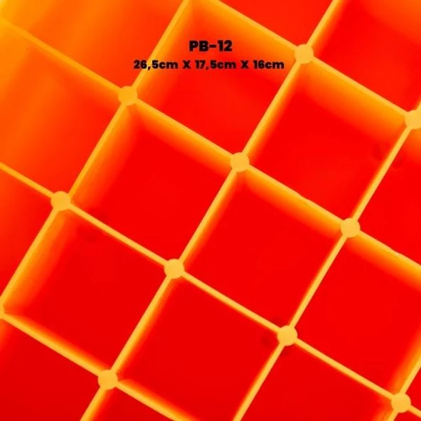 Pandora Maket Balık Çantası PB12 26.5x17x16cm Turuncu - 3