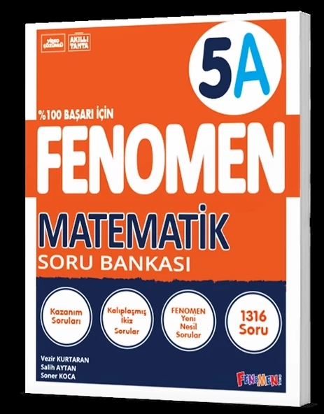 FENOMEN YAYINLARI 5 Matematik A Soru Bankası