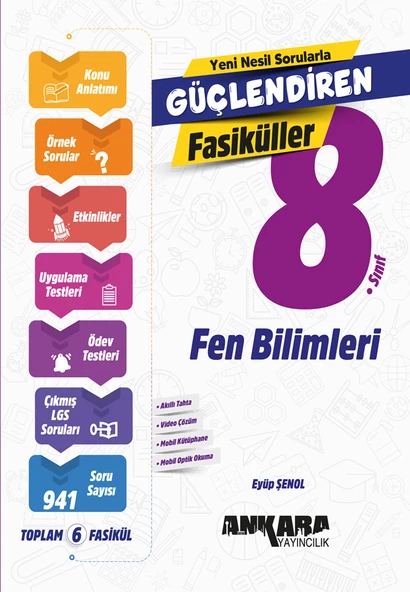 Ankara Yayıncılık 8. Sınıf Fen Bilimleri Güçlendiren Fasiküller