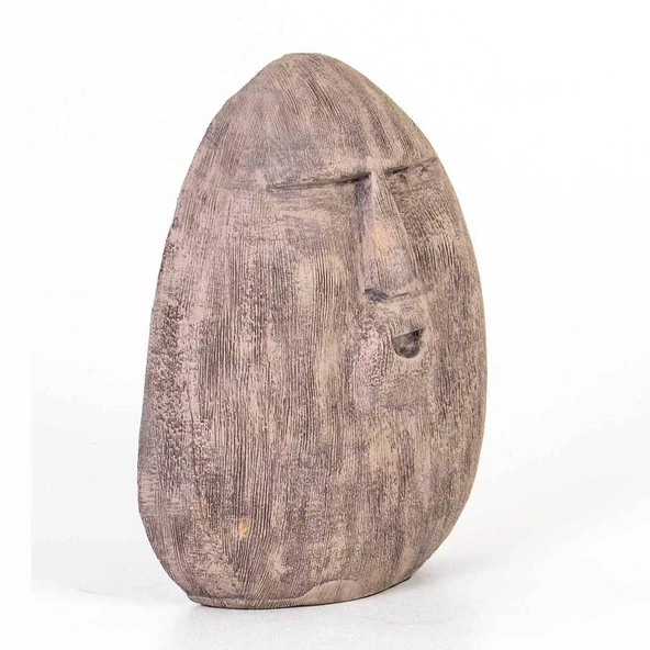 Euro Flora Ahşap Mask Biblo Dekor 23x7x28 Cm - 2