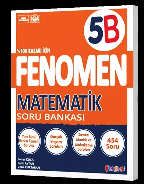FENOMEN YAYINLARI 5 Matematik B Soru Bankası