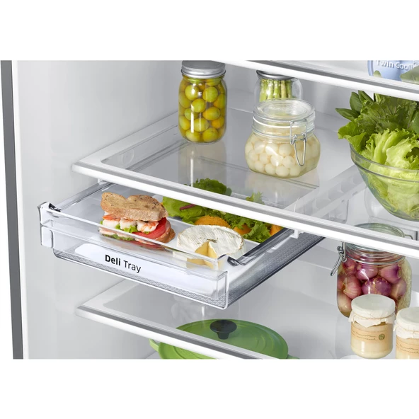 Samsung RT58K704RSL/TR 588 Lt Üstten Donduruculu No-Frost Buzdolabı, İkili Soğutma, Wi-Fi - 6