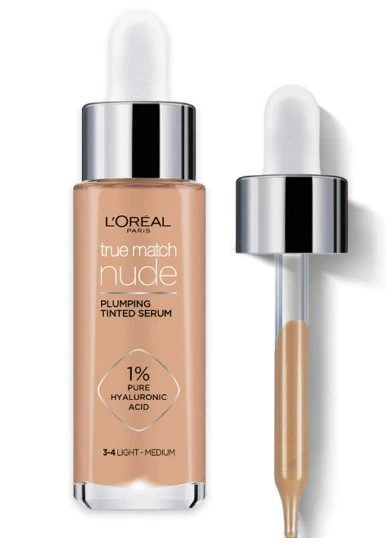 LOREAL PARİS FONDÖTEN & HYALÜRONİK ASİT İÇEREN TRUE MATCH NUDE NO: 3N 30ML CREAMY BEİGE - 1