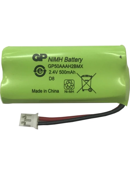 GP T436 2.4V 500 mAh 2'li Telsiz Telefon Pili