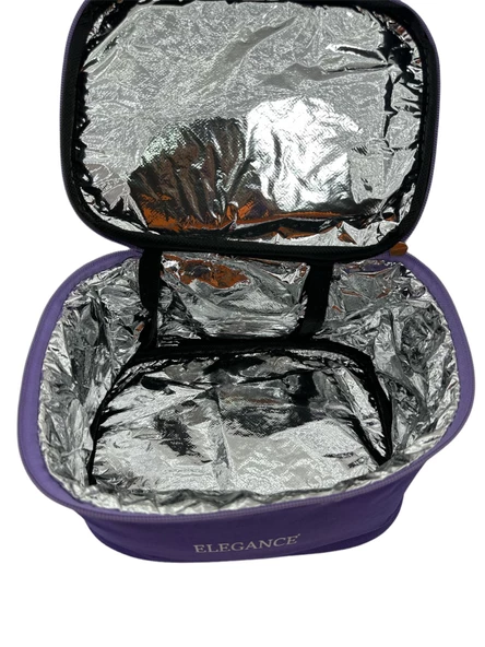 Elegance Termoslu Beslenme Çantası Mor - 4