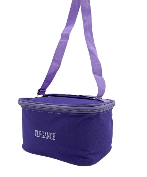 Elegance Termoslu Beslenme Çantası Mor - 3
