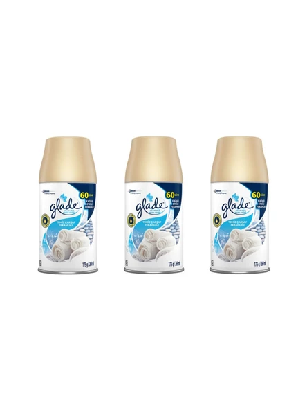 Glade Yedek Sprey Oda Kokusu Temiz Çarşaf Ferahlığı 269 ml x 3 Adet