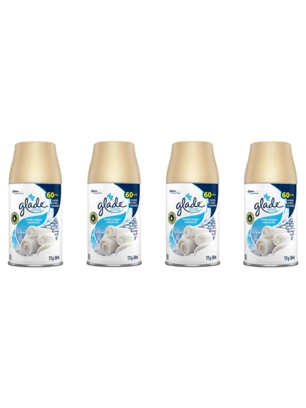 Glade glade Yedek Sprey Oda Kokusu Temiz Çarşaf Ferahlığı 269 ml x 4 Adet
