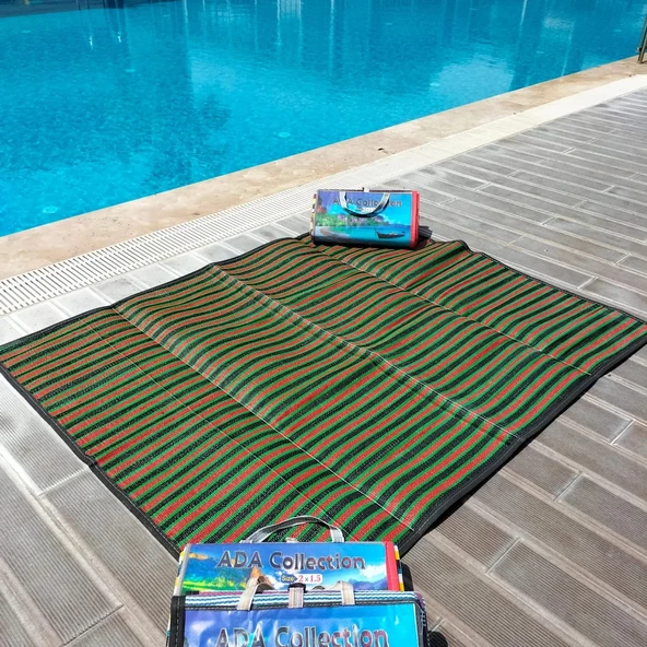 ZEYCAMPİNG   2 X 1.5 METRE  KAMP ÇADIR PİKNİK BAHÇE HASIRLARI - 4
