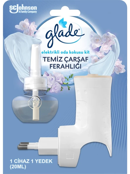 Glade Elektrikli Oda Kokusu Kit Temiz Çarşaf Ferahlığı