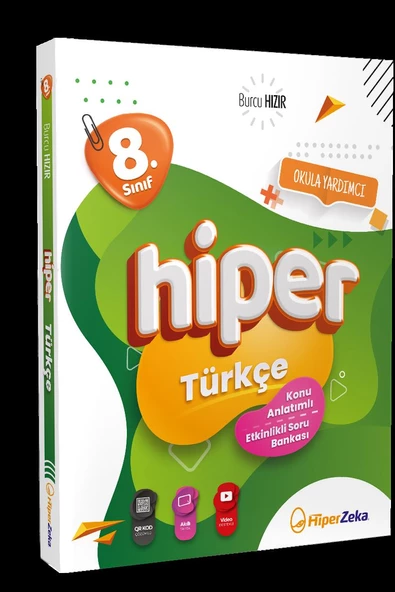 8. Sınıf Hiper Türkçe Konu Anlatımlı & Soru Bankası HiperZeka Yayınları
