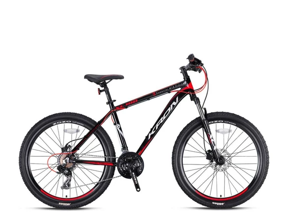Kron XC 100 29 Jant HD 18 Kadro 21 Vites Dağ Bisikleti Mat Siyah Gri Kırmızı