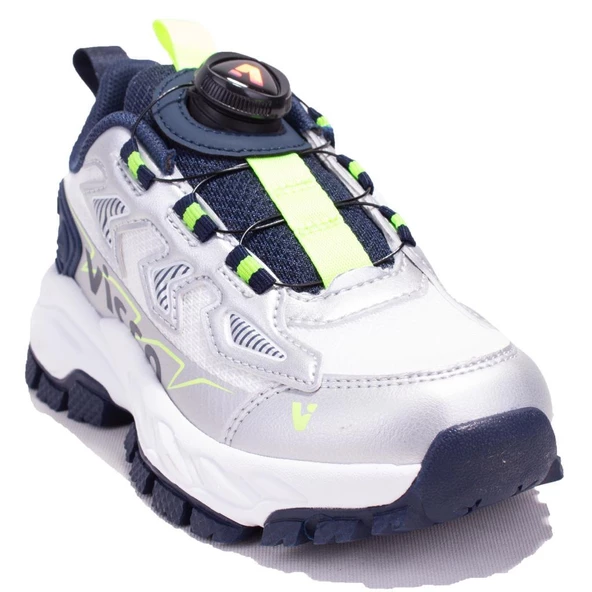 Vicco Bard 869F24K474 Gri Ortopedik Günlük Erkek Çocuk Spor Ayakkabı