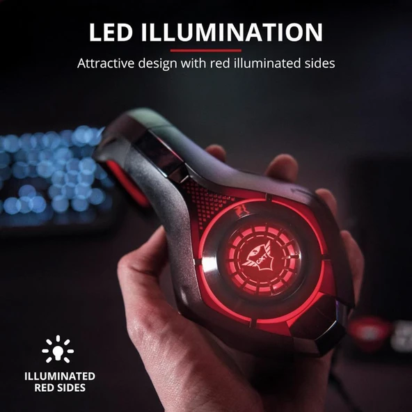 Trust 21601 GXT 313 Nero Mikrofonlu Oyuncu Kulaklığı Teşhir - Resim 9