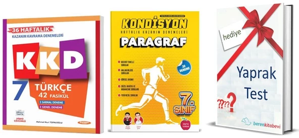 Kurmay KKD Türkçe + Newton Kondisyon Paragraf + Yaprak Test Hediye ürün görseli