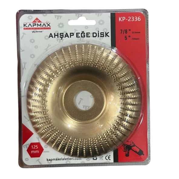 KAPMAX AHŞAP EĞE DİSK 125x22 MM KP-2336