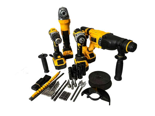 Dörtlü Set DW450 (10mm Ç.Mandren+Ş.Hilti+Ş.Spral+S.Sıkma)