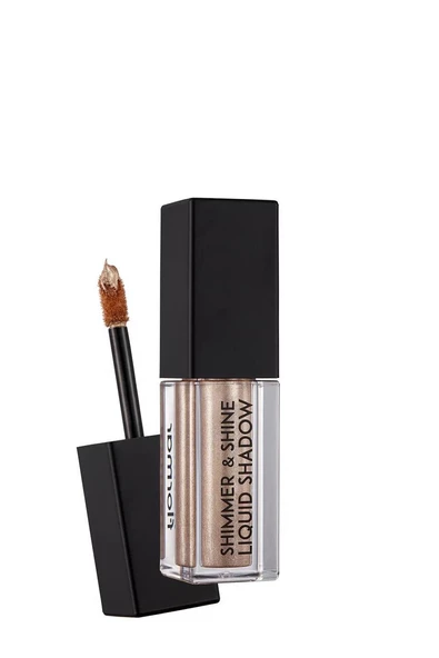Flormar Metalik Likit Göz Farı (ALTIN) - Shimmer & Shine Liquid Shadow - 001 Cashmere Gold - 8682536002592 - 2
