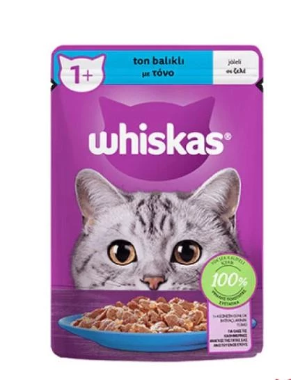 Whiskas Pouch Jöle İçinde Ton Balıklı Kedi Konservesi 85gr