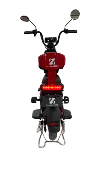 ZLIN MOTORS  Z1 4 AKÜLÜ ELEKTRİKLİ MOTOSİKLET - KIRMIZI - 4