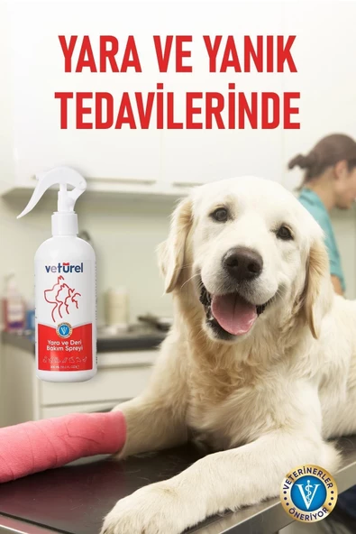 Kedi Köpek Yara Deri Günlük Bakımı Saf Hipokloröz Yanık Kızarıklık Tahriş Hot Spot Yara Spreyi Refil - 4