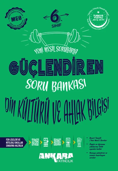 Ankara Yayıncılık 6. Sınıf Din Kültürü ve Ahlak Bilgisi Güçlendiren Soru Bankası ürün görseli