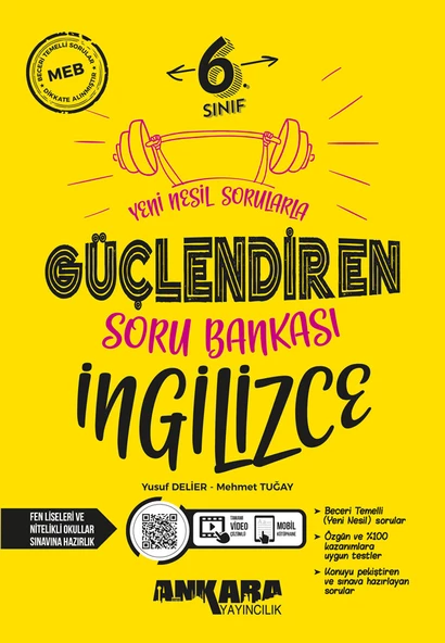 Ankara Yayıncılık 6. Sınıf İngilizce Güçlendiren Soru Bankası