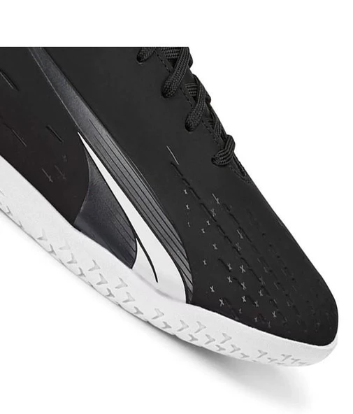 Puma Ultra Play It Erkek Siyah Beyaz Halı Saha Ayakkabısı - Resim 4