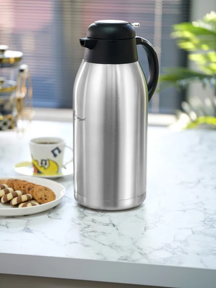 Penguen 3 Litre Çift Katlı Çelik Çay Termosu Png-1300B