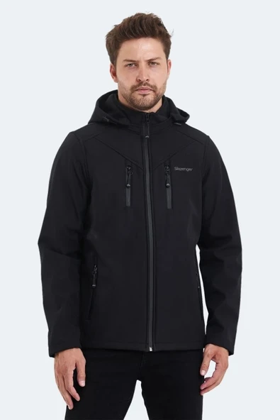 Slazenger ST21JE004 Ha-Yun Erkek Softshell Kapüşonlu Mont & Kaban - 1
