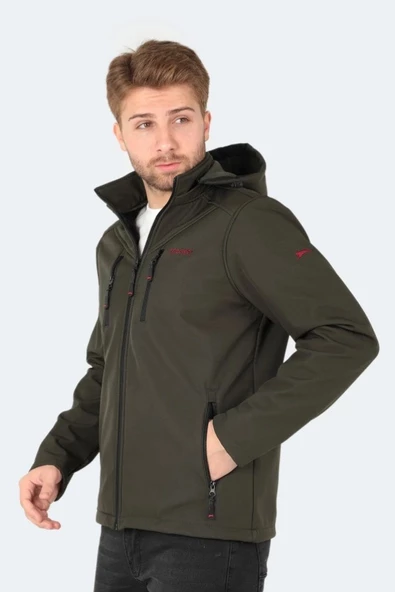 Slazenger ST21JE004 Ha-Yun Erkek Softshell Kapüşonlu Mont & Kaban - 7