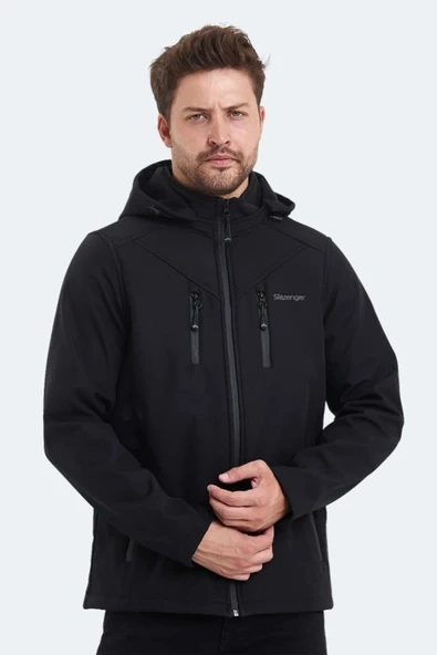 Slazenger ST21JE004 Ha-Yun Erkek Softshell Kapüşonlu Mont & Kaban - 3
