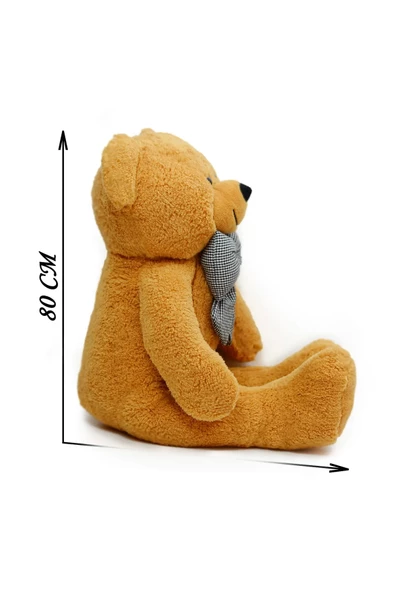Sevgiliye Arkadaşa Hediyelik Papyonlu Ayıcık 80 Cm - 2