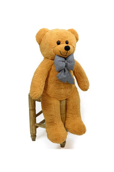 Sevgiliye Arkadaşa Hediyelik Papyonlu Ayıcık 80 Cm - 3