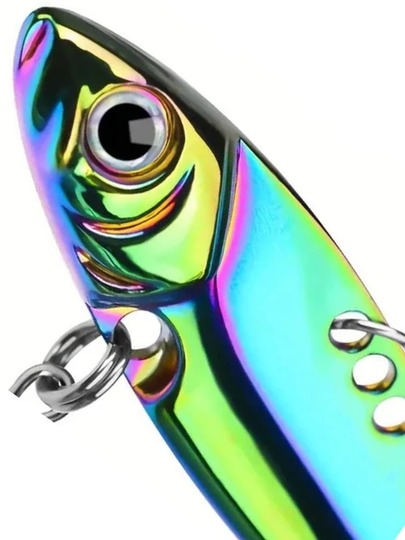 Eagenset Yapay Yem 15gram / 6,8 c.m Çok Renkli Spin, Rapala, Jig Yem, Zoka Yem, Alabalık, Çinekop, Levrek, Lüfer, Palamut, Zargana, Turna, Zoka Yem - 9