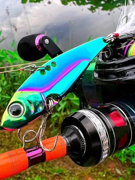 Eagenset Yapay Yem 15gram / 6,8 c.m Çok Renkli Spin, Rapala, Jig Yem, Zoka Yem, Alabalık, Çinekop, Levrek, Lüfer, Palamut, Zargana, Turna, Zoka Yem - 5
