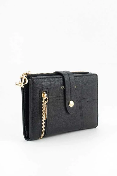 Monalisa Home ccs Siyahi lüks  Bozuk Paralı DERİ CÜZDAN - Resim 3