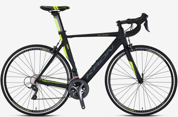 Kron RC 2000 28" Jant Yol Bisikleti 56' Kadro 16 Vites Kaliper Fren Mat Siyah Neon Sarı - 2