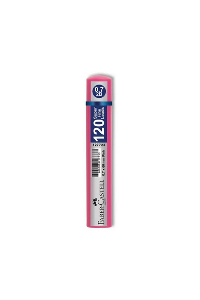 Faber Castell Grip Min 0.7 2b 60mm, 120`li Pembe Tüp