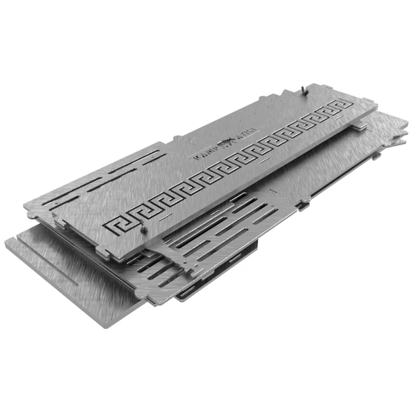 Kamp Ayısı® GrillHero™ Çantalı Katlanır Taşınabilir Modüler Kamp Barbekü İstasyonu - Bagaja Sığar - 7