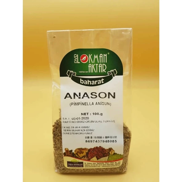 Anason 100 Gr (Paket-Bitki) 1Adet