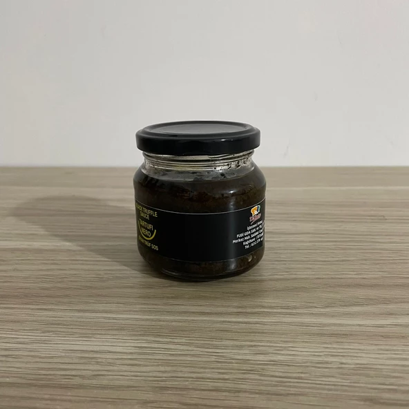 DeChoice Tartufi Nero Siyah Trüf Sos Cam Kavanoz 160 gr. - 4